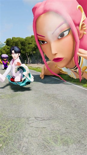 KPop Demon Hunters Cars vs Mira vs Kang Rumi in BeamNG.drive