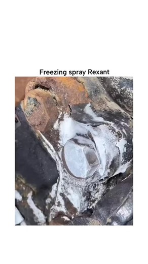 Sᴜᴍɪᴛ on Instagram: "Dm for Credit / Removal The post demonstrates Rexant Freezer Spray's use on a rusted automotive bolt, where rapid cooling to -40°C causes metal contraction that fractures corrosion bonds, enabling effortless removal after seconds. This "freeze shock" method is a standard mechanic's hack, backed by automotive forums and product data showing 90% success rates on seized fasteners when paired with penetrating oils like WD-40. While a reply questions contraction's benefits, peer-