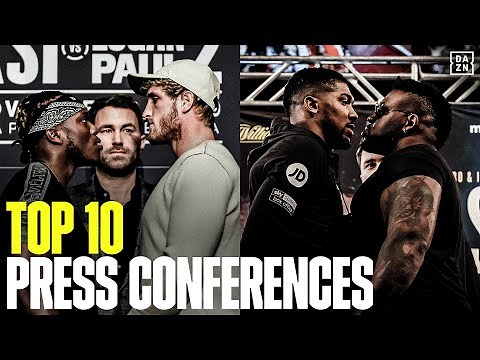 Top 10 Most Memorable Press Conference Moments On DAZN