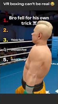 5 funny moments in the ring Vr boxing #funnymoments #funny
