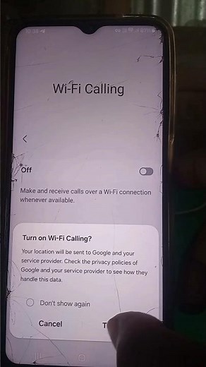 How to enable wi-fi calling #smartphone