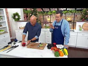 Chefologist 3-Stage Knife Sharpener with Scissor Sharpener on QVC