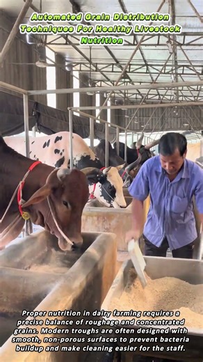 Efficient Feeding Systems For Large Scale Dairy Farm Management