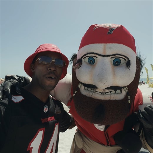 What better way to celebrate our 50th draft class than a party on the beach? 🏖️ Krewe had a blast at our fifth annual Bucs Beach Bash at TradeWinds Resort 🎉 | Tampa Bay Buccaneers