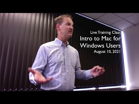 Intro to Mac OS X for Windows Users: Live Public Training Class