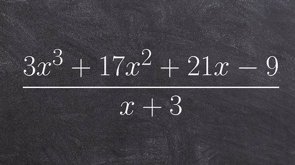 Best explanation for how to divide polynomials with long division