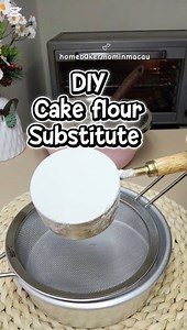 DIY cake flour substitute Happy Baking! #cakefloursubstitute #diycakeflour #fbPageFollowers #fbreelsfypシ゚viralシ #adsonreelsvideoviral #highlightseveryonefollowers2025 #everyonehighlightsfollowers | Homebaker Mom in Macau