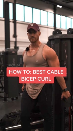 20K views · 251 reactions | How To: Cable/Bayesian Bicep Curl - Full ROM Biceps #gymtok #workout #fitness #fyp #foryou #biceps #armworkout | Petermiljak | Facebook