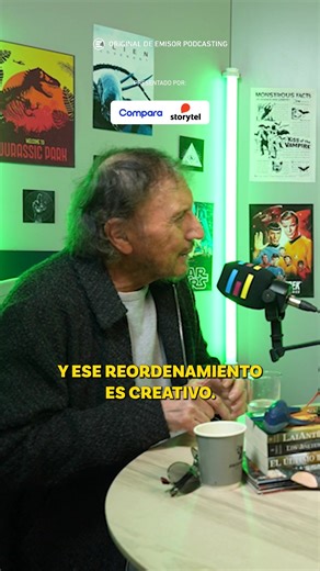 "El arte tiene como principio usar la realidad y modificarla" - Carlos Pinto Escucha este capítulo completo en Spotify y YouTube ▶ Presenta: Compara Online y Storytel | Emisor Podcasting