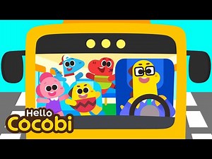 Wheels on the Bus | Nursery Rhymes for Kids | Bus Song | Hello Cocobi