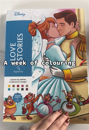 A Week of Relaxing Disney Colouring Sessions