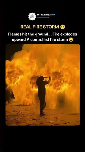 The Fire Tornado Show That Looks Unreal 🤯