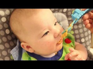 Babies First Feeding with Gerber Cereal