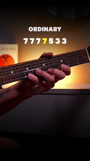 Easy guitar song on one string Beginner guitar tutorial #guitartutorial #easyguitar