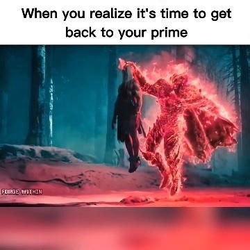 When you realize it's time to get back to your prime🥷🔥#motivation #discipline #fyp #viral #mindset