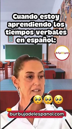 Aprender tiempos verbales en español: una batalla sin fin 😂