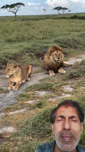 Alert Lions Sensing Dange #shorts #animals #wildlife