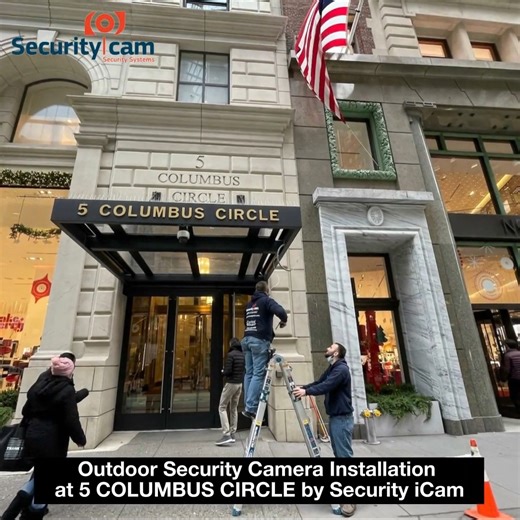 Security iCam on Instagram: "Outdoor Security Camera Installation at 5 COLUMBUS CIRCLE by Security iCam Replace the old and outdated security system with state-of-the-art equipment offered by Security iCam. Full 4K quality video, local and cloud data storage, and smaller, more practical security cameras at affordable rates. Contact Us: ✆ +1 877-777-1017 ✉ info@securityicam.com 🌐 https://securityicam.com #security #securitysystem #securitycamera #surveillance #securityservice #videosurveillance 