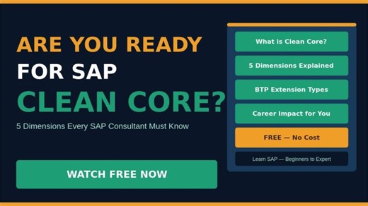 SAP Clean Core Basics: Understanding Dimensions and BTP | Amit A. posted on the topic | LinkedIn