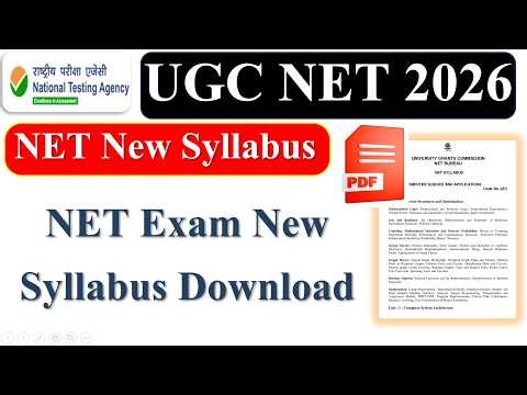 UGC NET New Syllabus for JUNE Exam 2026 | NET Paper 1 Syllabus 2026 | New Updated Pattern