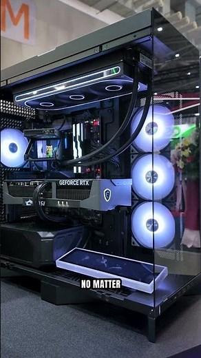 I can't be the only one who tried to touch it 🤯👇 TRYX HOLO AIO CPU COOLER