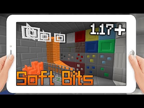 Soft Bits Texture Pack MCPE 1.21/1.21.11/1.21.10 • (Bedrock/Minecraft PE)