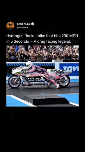 Tech Nuro | Meet the Hydrogen Rocket Bike — a groundbreaking machine that redefines speed and innovation. Powered entirely by hydrogen fuel, this... | Instagram