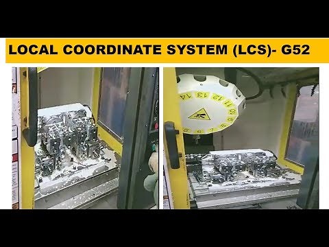 G52 LOCAL COORDINATE SYSTEM FANUC CONROL ROBO DRILL || VMC programming