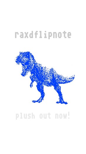 raxd on Instagram: "DINOSAUR MODE #flipnote"