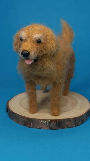Crafting a Mini Golden Retriever Figure