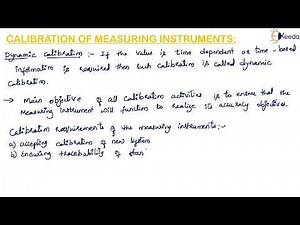 Calibration of Instruments - Introduction To Metrology - Metrology and Quality Engineering