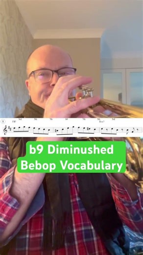Jazz Trumpet Improvisation | Easy F♯7 b9 Diminished Lick into Bm7