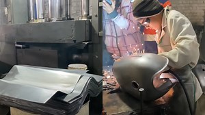 Crafting Motorcycle Fuel Tanks With Precision and Skill