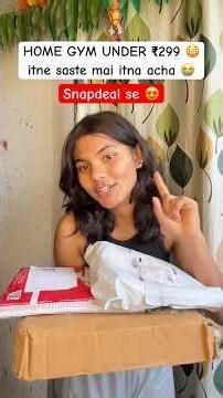 Top Rated Home Gym Haul Under Budget Ft. Snapdeal 😳| #apexaarajput #gymsetup #journey
