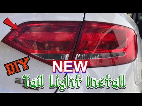 DIY: LED Tail light install Audi A4 B8