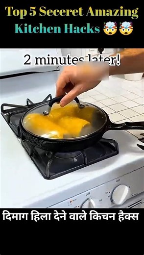 Top 5 Kitchen Hacks You Must Try 🍳🤯🤯 #lifehacks