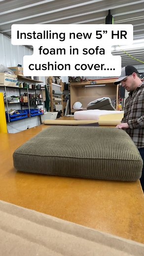 Sofa Upholstery Tips: Installing New Foam Cover