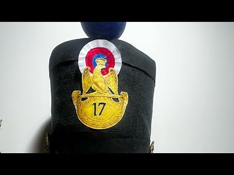 How I made a Napoleonic war French shako for a history final project (re-upload)