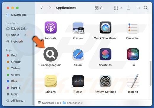 RunningProgram Adware (Mac)