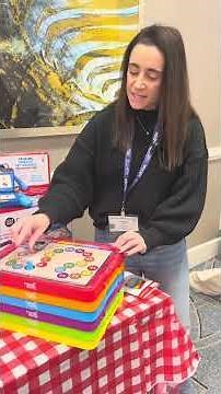 Learn early math and literacy skills with this customizable game tray! ✨