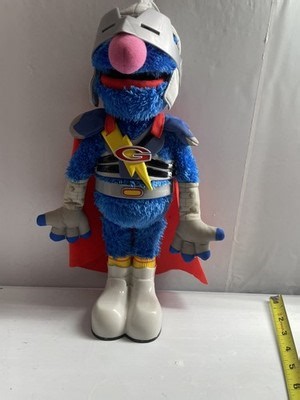 Sesame Street Super Grover Flying Plush Interactive Talking Toy Hasbro 15" 2011 | eBay