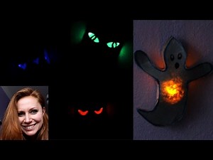 DIY Halloween decorations - How to make recycling scary eyes and ghost