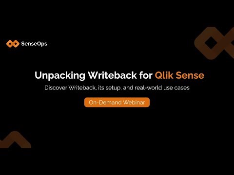 Unpacking Writeback for Qlik Sense | Live Demo