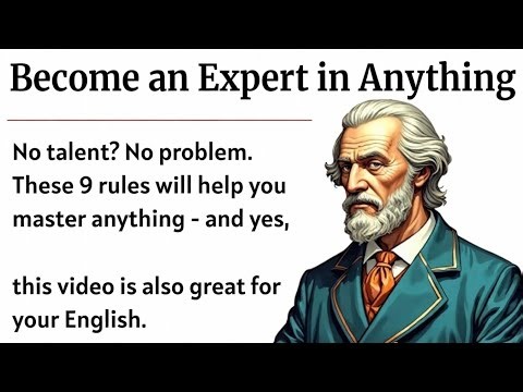 How to Become an Expert in Anything || Learn English Through Motivational Lesson TaleTrove English..