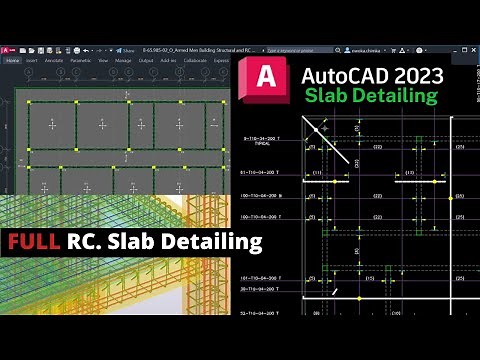 How To Detail A Reinforced Concrete Slab Section - PART 1