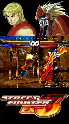 Ken Garuda Street Fighter Ex3 Tag Combo #streetfighter