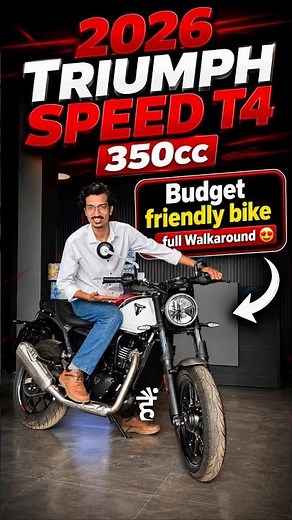 2026 Triumph Speed T4 Full Details | Walkaround and Price #shorts #bikereview #yogibhaiya #triumph