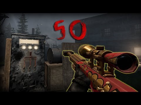 HARDCORE ROUND 50 + 100% Achievements (Pandvil's Lighthouse Zombies)