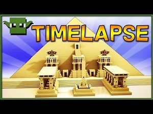 Minecraft Egyptian Pyramid TIMELAPSE MEGA BUILD
