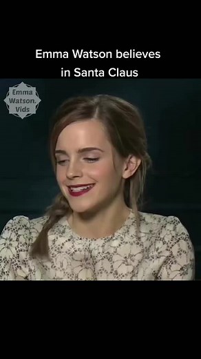 Emma Watson Joking About Santa Claus - Funny Harry Potter Moment